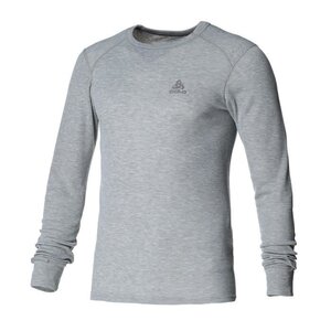 ODLO T-Shirt de ski Ts Ml Warm H - Homme - Gris