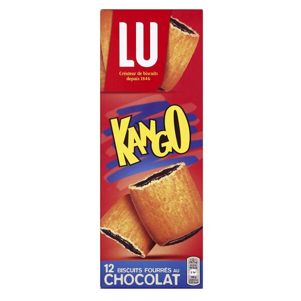 LU Kango 12 Biscuits Fourrés au Chocolat 225g (lot de 6)