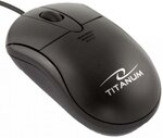 Souris Filaire Esperanza Titanum Piranha 3D TM107 (Noir)