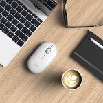LOGITECH Souris filaire M350 PEBBLE Blanc