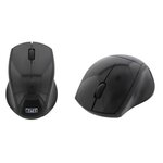 T'nB Souris optique sans fil ultra mini récepteur USB 2,4 GHz - Noire