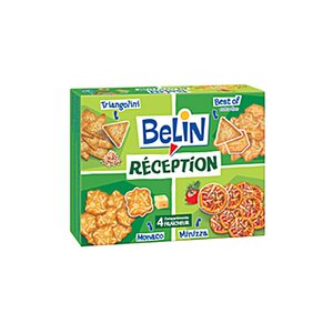 Boite d'assortiment de biscuits salés Réception 380g
