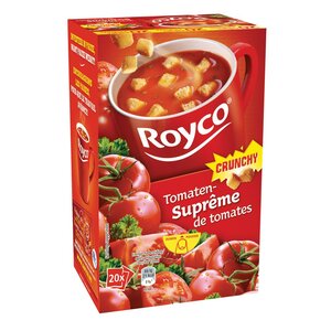 Sachets de soupe Crunchy Suprême de Tomates - 20 sachets (paquet 20 sacs)