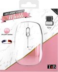 Souris sans fil T'nB Exclusiv' Series Marbre (Blanc/Rose)