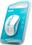 Souris sans fil Rapoo M10 Plus (Blanc/Bleu)
