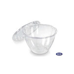 Bol Boule Transparent en PLA Biodégradable 1400 ml - SDG - Lot de 600 - Acide polyactique (PLA)
