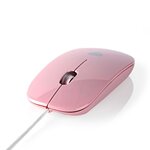 Souris filaire Nedis (Rose)